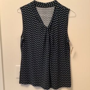 New with tag Talbots women’s sleeveless top, size Large